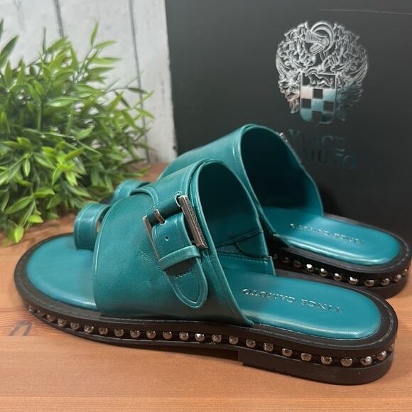 Vince Camuto Cooliann Leather Toe Loop Sandals Size 5.5 - Picture 6 of 11